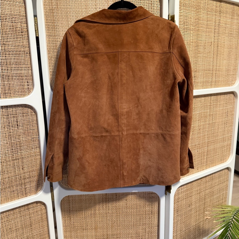 Sézane Will Jacket in Suede - Picture 3 of 5